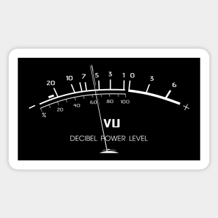 volume VU meter Sticker